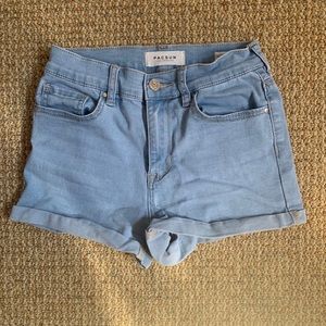 pacsun denim shorts